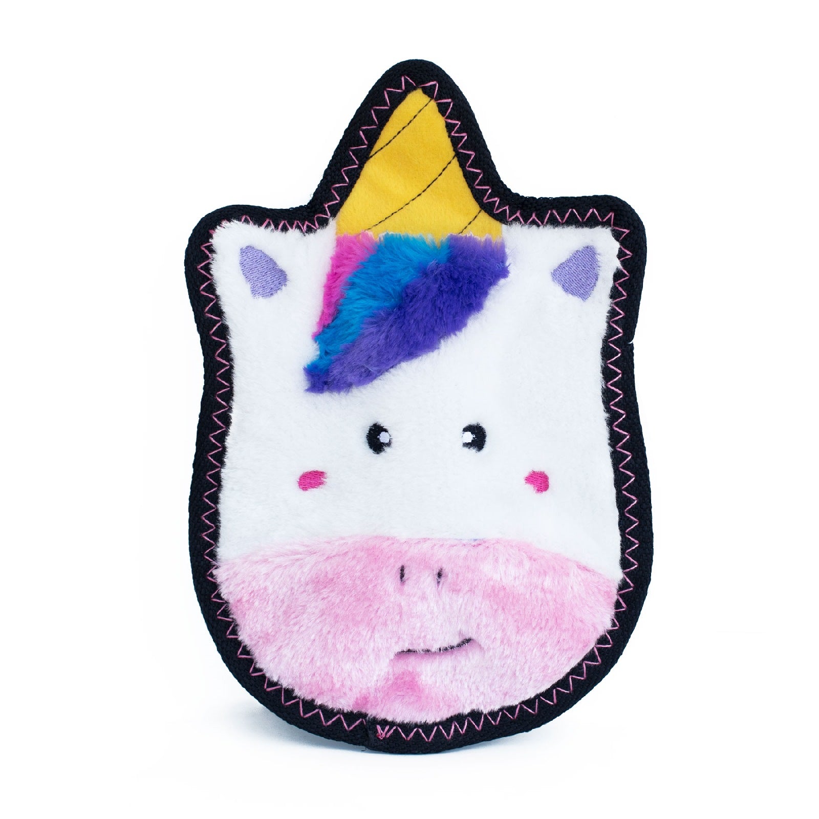 ZIPPY PAWS - Z-Stitch Durable No Stuffing Toy - Sprinkles the Unicorn